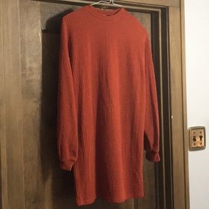 Rust colored SHEIN size small top.